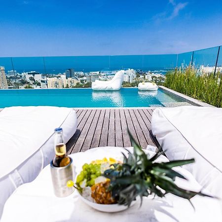 Serene - Infinity Cview Pool - 4 Bedrooms Luxury Penthouse Хайфа Экстерьер фото