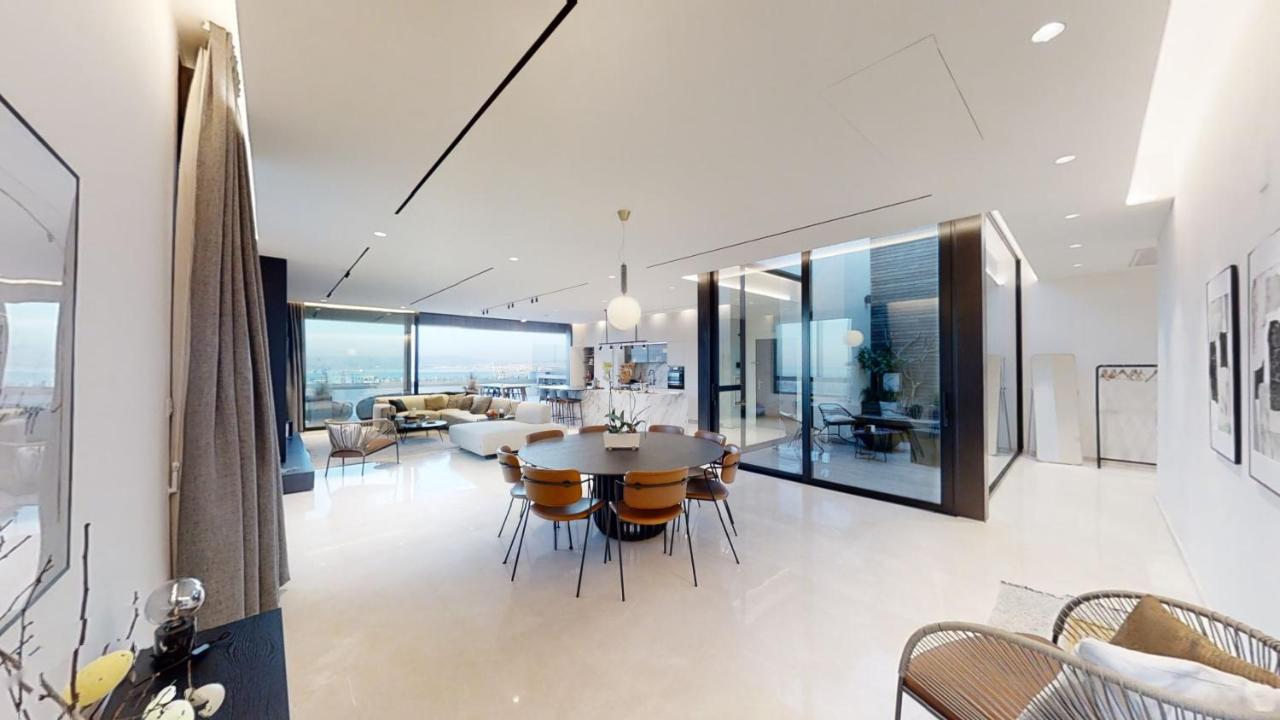 Serene - Infinity Cview Pool - 4 Bedrooms Luxury Penthouse Хайфа Экстерьер фото