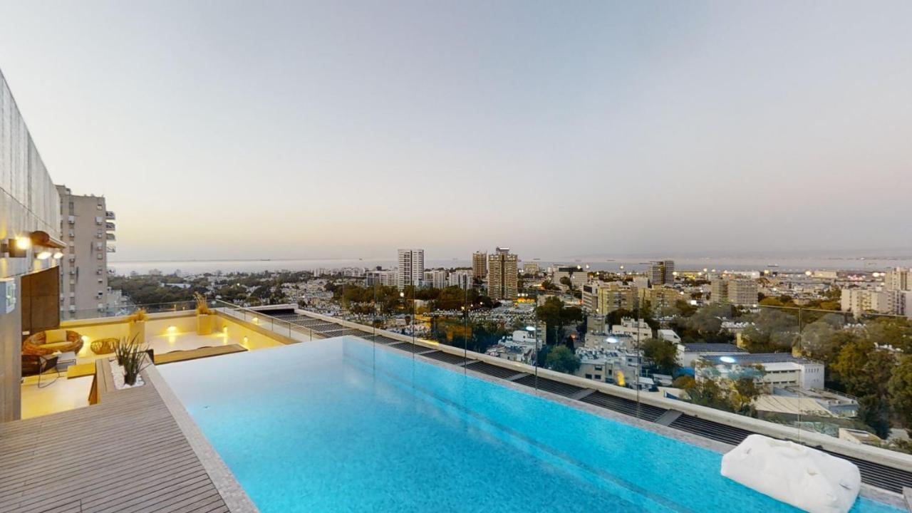 Serene - Infinity Cview Pool - 4 Bedrooms Luxury Penthouse Хайфа Экстерьер фото